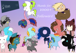 asklickylick:  Oh my god it’s finally finished, this took forever.People whoareinthisdrawing: Luna Bagel (Who just started following me)Rainbow Dash’s Mailbag (Who also just started following me)Banana PieSweet Disaster (Go follow this cutie)TailsnickSexx