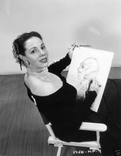vintagegeekculture:  Millicent Patrick, the former Disney animator who created the Gill-man for Universal in the Creature from the Black Lagoon.  