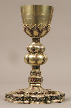 met-medieval-art: Chalice, Medieval ArtGift of J. Pierpont Morgan, 1917 Metropolitan Museum of Art, New York, NYMedium: Silver gilt, enamel 
