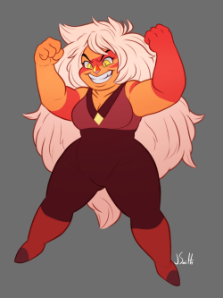 smidgeworks:  Wanted to draw Jasper as a runt a la Amethyst.[click here for commission details]   &gt; u&lt; &lt;3