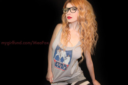 MeaFox getting nerdy on us. We approve!