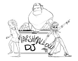 patronustrip:  The big livestream challenge | march 15, 2014request #1 Anna and Elsa partying with Marhsmallow[other drawings #2, #3, #4, #5][beat music playing in the background]And even a drabble about killingmesoftlywiththesesongs. 