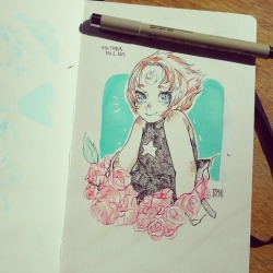 ema-art:  Pearl for Inktober 2nd 2015 