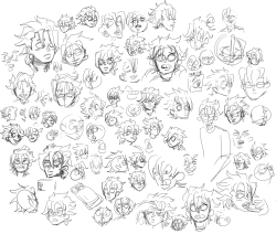 Here’s a collection of some of my favorite heads, faces, lips and eyes of fugo that I’ve drawn, you can see me trying to get his hair right cuz its so hard.Keep in mind these are just the ones I really liked and were done on sai, I have many more