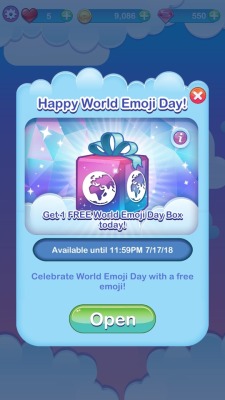 If you play Disney Emoji Blitz, don&rsquo;t forget to hop on today and grab the free World Emoji Day box