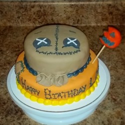 My first try with fondant&hellip; Happy Birthday, @31lumpy! Hope you liked your Sam!