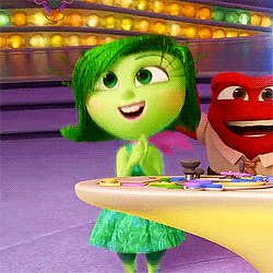silent-con:  Inside Out: happy Disgust   my love~ &lt;3 &lt;3 &lt;3