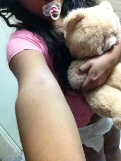 Baby Princess with teddy &lt;3
