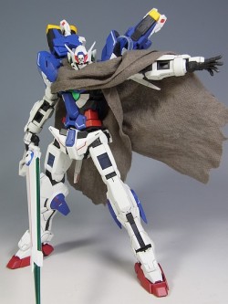 cavalier-renegade:  gunplagamer:  Source MG改造ガンダムXエクシア MG RemodelingExia Gundam X  Why does it need a cloak.   it doesnt that’s why its badass!