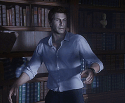 thejediavengeroftheinternet:We have only seen Nathan Drake in a dress shirt one other time people! But now…we get to see him in one again!