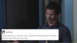 phil-the-stone:  Jake Peralta: Human Disaster, Part 2 (His Efforts Have Doubled But To No Avail, Poor Kid) + tumblr text posts (shoutout to @smolperalta and @sonseulsoleil for a lot of the images) 