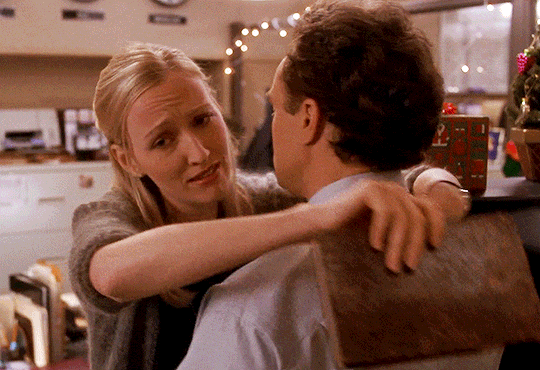 michonnegrimes:   Donna Moss and Josh Lyman in Season 1 of THE WEST WING          Lawrence O'Donnell: Actors generate energies in the writing of the show. Janel is, I think, a really singular example of this. In the pilot she was just hired as a