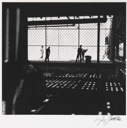 k-a-t-i-e-:  Under the El (Handball Players), 1950 N. Jay Jaffee