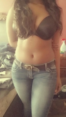 yasha01:  davidcaller:  papaslittlegiirl:  Someone wanted to see me in a bra and jeans.. I’m not perfect I know, but I do embrace what I have.  Hot and sexy  Yea she is