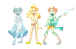 sandrathachao:  Blue Pearl, Yellow Pearl and Renegade Pearl! Can’t wait until we see more of them~  By the way, I just opened up a Redbubble shop! It’s still a work in progress, but I have some products up! You can check out this work here *v* 