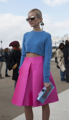 street-style-chic:  Street Style | Paris Fashion Week More Street Style Here… Image Source 
