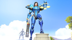 Pharah as Lady Justice (armored version)Full size