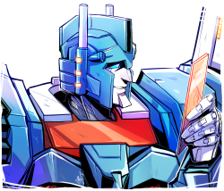 rayearthmagic:  dataglitch:  forgot to post Thursday’s bara ahh here’s a cutie: Ultra Magnus!  Cutie giant ultra Magnus &lt;3 