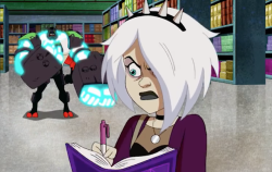pan-pizza:This pastel goth Spellcaster chick in Ben 10 brings sketches to life. I’m suing  this is Charmcaster?&hellip;..meh&hellip;.