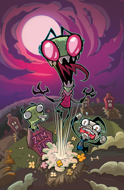 onipress:It’s official: Oni Press is partnering with jhonenv and nickelodeon for an original Invader Zim comic, arriving this July!