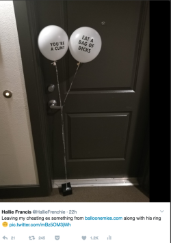 balloonemies:  ☑︎Take revenge at your cheating ex☑︎Send to your boss who you hate at work☑Ruin birthday parties, get togethers, friendships Shop our 12 pack balloons on sale NOW  