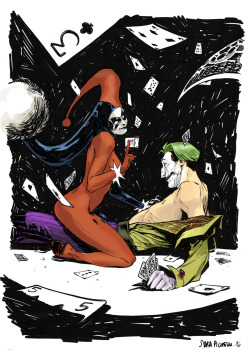 romanadvoratrelundar:  Joker and Harley by Sara Pichelli