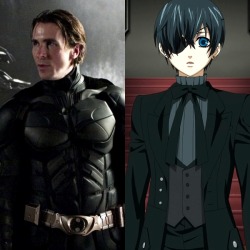 tenderabsynth:  The ultimate proof Ciel Phantomhive is in fact anime Batman:They both:had their parents murdered as children,are incredibly rich,are serious and almost never smile,have a snarky sidekick who does everything for them (Batman: Alfred, Ciel: