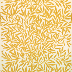 robert-hadley: William Morris, Willow, 1973-74 block-printed on paper. Source: cooperhewitt.org 