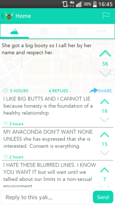 outwithsound:  When tumblr surfaces on yik yak   Lol