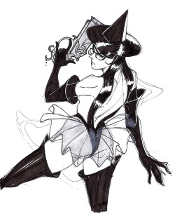 slbtumblng:  thewonderbun:  #Inktober round 2! Queen model bayo and cutie j! from the bayonetta series respectively, done with ink and copic.  I miss this game so bad.   &gt; 3&lt;