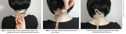 pervy-kitty:  fetishweekly:  Shibari Tutorial: Consequence Collar &amp; Cuff A guide for the tie from last week’s photo set.I’ve included how to undo the collar quickly (the last six pictures). ♥ Always practice cautious kink! Have your sheers ready