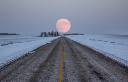  with-grace-and-guts:  500px / Highway to the Moon by Aaron J. Groen  
