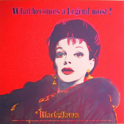 candypriceless:  “Blackglama (Judy Garland)”, Andy Warhol (1985)  