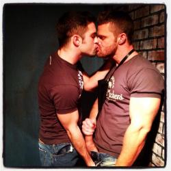 fuckyeahdudeskissing:  Fuck Yeah Dudes Kissing! The place to see men kiss on Tumblr. Submit a kiss.  