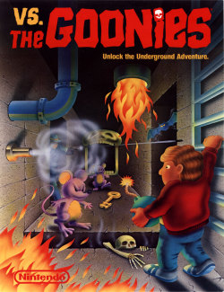 rediscoverthe80s:  Vs. The Goonies arcade flyer (Nintendo, 1986)