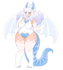 bubbled-tea-dreams:a myo oc for a neat little semi-closed species on deviantart called skelegoo dragons. ovo (her name is delilah btw)