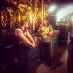 icouldbewubwubwub:  Seth Rollins draws up a plan of attack with Kevin Owens backstage at Smackdown!