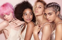 daniyela:  Grimes, Amandla Stenberg, Kenya Kinski-Jones, and Lourdes Ciccone Leon for Stella McCartney’s New Pop Perfume Campaign. 