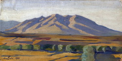 artist-sarian:  Kara-Dag Mountain, Martiros SarianMedium: oil,canvashttps://www.wikiart.org/en/martiros-sarian/kara-dag-mountain-1922