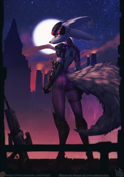 atryl:  Une balle, un mort. by atryl Etheras the Fennec as Widowmaker (Overwatch) commission for Etheras ———- If you like my art please consider supporting me on [ PATREON ]! Early access, full res pictures, source files, behind the scenes - for