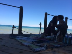 adorablelesbiancouples:  how special love is.. walking over an hour to get lunch only to find nothing open, so we make lunch at home and stare out at the water while we eat nothing is better