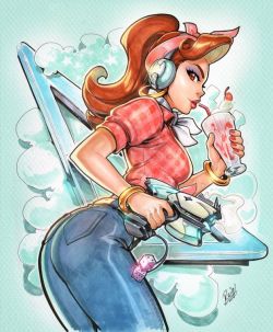 reiquintero: [Video+HD Artwork] DVA Cruiser Art + Copic Marker Coloring Video Tutorial! ŭ+ Pledge to access this content and  bunch more of artwork on my Patreon https://www.patreon.com/reiq !!! Available now!  NEW Tutorial/Coloring Process Video