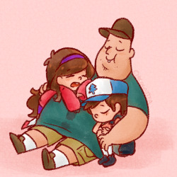 chocolattea:  Soos is like a giant anime panda creature that makes the forests grow and lets you sleep on his tummyso guess who just got a copy of Dipper and Mabel’s guide! THIS GUY! &lt;3expect more guide related fanarts cause its coming