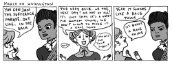 feministbatwoman:  ghostflo:  curliestofcrowns:  so Kate Beaton did a comic on Ida B. Wells and that picture there is a click through and the whole thing is basically great  i hope everyone who reads this from now on uses ida as a symbol for suffrage