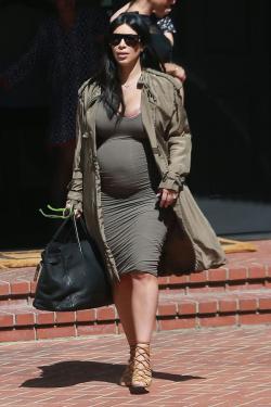 kuwkimye:  Kim out in Beverly Hills, CA - August 15, 2015