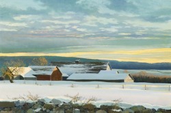 radstudies:  Eric Sloane (American, 1905-1985) - Winter Sky