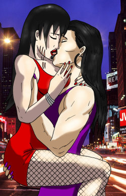 Taki and Kate&rsquo;s Date Night by cyberkitten01 The happy couple take some time out in New York City