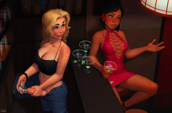 incaseart: I’ll be honest I have no idea what the story of this pic is. Is the jizz alcoholic? Is she actually coming frozen margerita? Does the brown woman know about it? How can mirrors be real if our eyes aren’t real? I’ll let you decide.   Futa