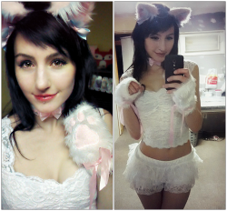 crystalcrescents:  Because every girl deserves to feel cute ^^ New review Ears, cuffs &amp; collar 