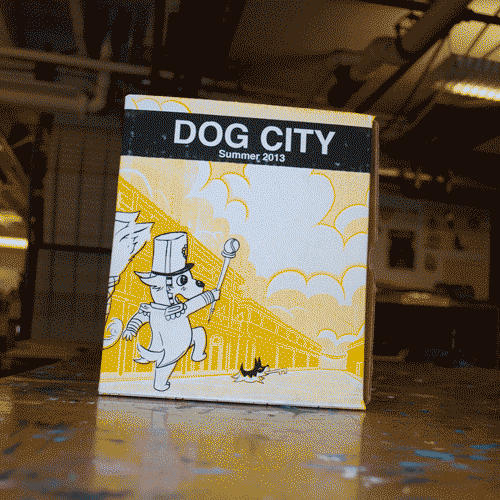 simonmreinhardt: crinklesnsmudges: dogcitypress: What’s that? It’s Dog City, issue number one. That’s the box, and it includes all the comics we’ve been previewing here in the past few weeks, as well as a few we haven’t shown the world yet. We’ll be at the Maine Comics Arts Festival all day today, so if you’re near Portland, Maine, stop by and pick up a copy. If not, keep watching this space—we plan on making Dog City available to order online early next week. Bow wow, baby. that’s riiiiiiight… We went to MeCAF and it was amazing! Right now we&#8217;re working on making Dog City available for online ordering.